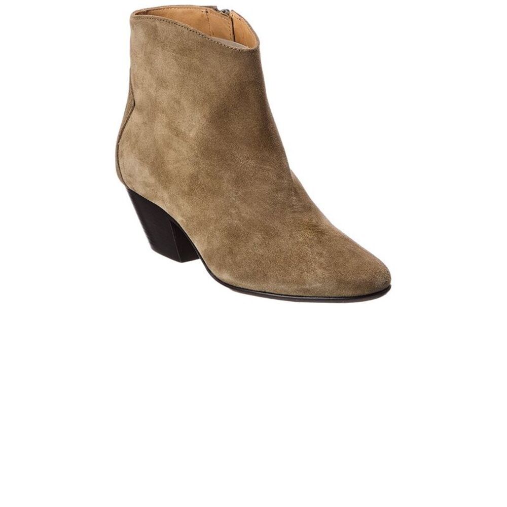 Isabel Marant Dacken Suede Bootie, Brown